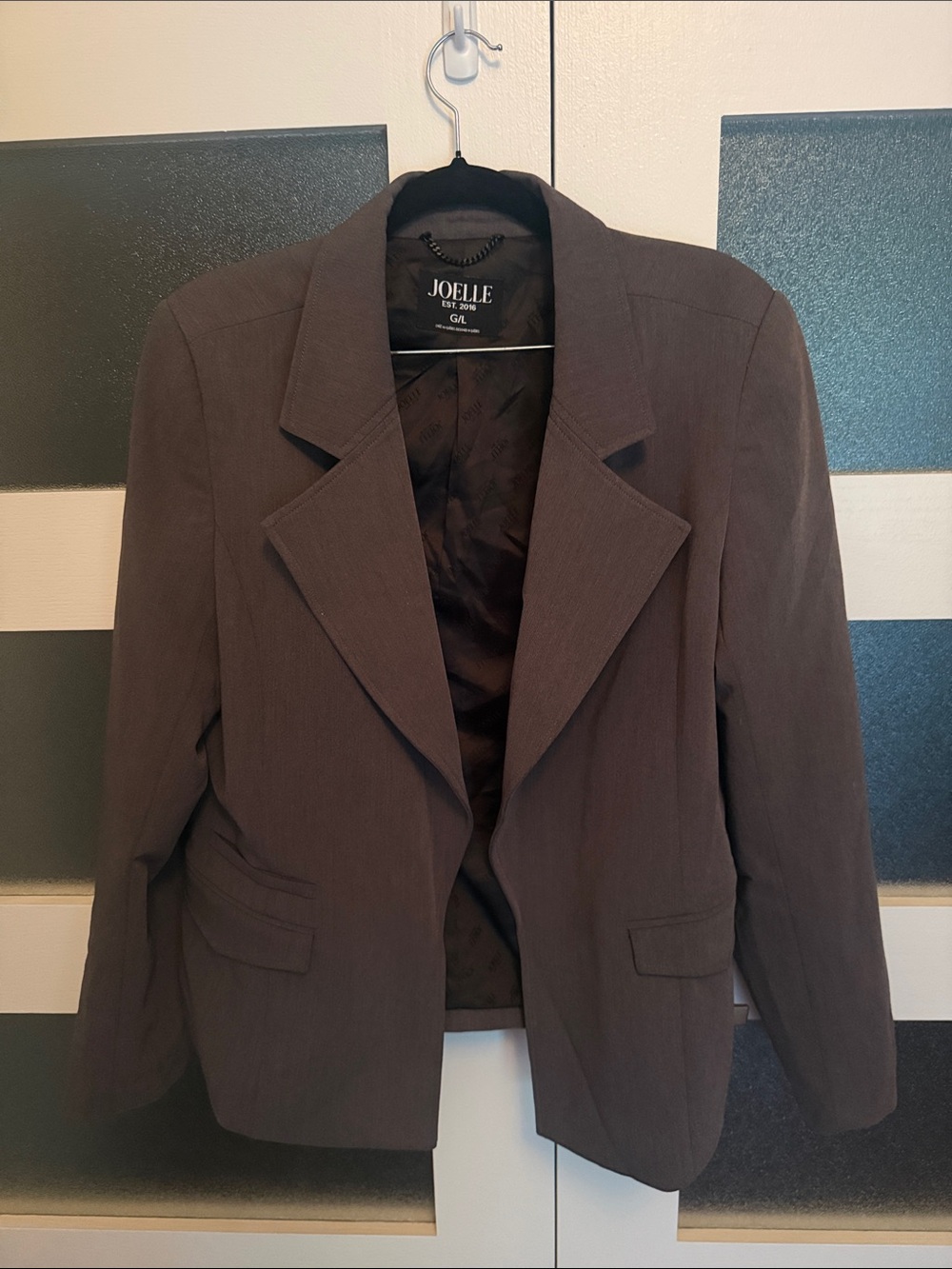 Joelle Collevtion Women's Grey Tailored Blazer